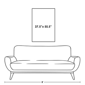 Leftbank Art - Navy Shapes II by Bella Lane 36 x 54