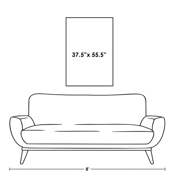 Leftbank Art - Navy Shapes II by Bella Lane 36 x 54