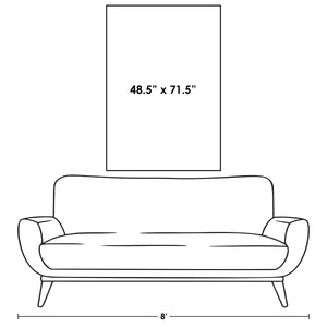 Leftbank Art - Navy Shapes II by Bella Lane 47 x 71