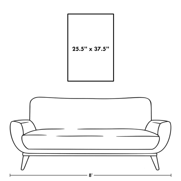 Leftbank Art - Navy Shapes II by Bella Lane 47 x 71