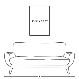 Leftbank Art - Navy Shapes III by Bella Lane 24 x 36