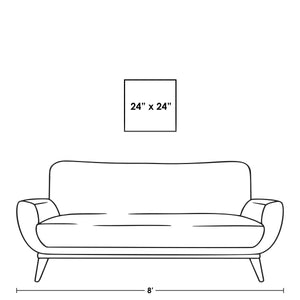 Leftbank Art - Circles and Lines I by David Erickson 54 x 54