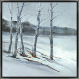 Leftbank Art - Snowy Birch Trees by D’Alessandro Léon 54 x 54