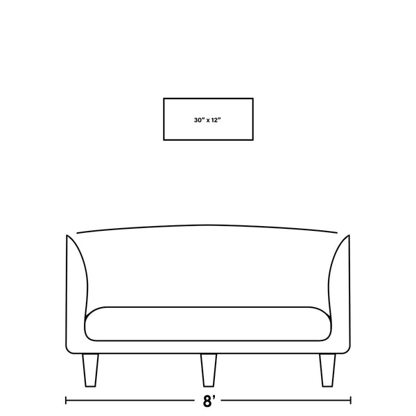 Leftbank Art - Heavy Skies I by D’Alessandro Léon 60 x 24