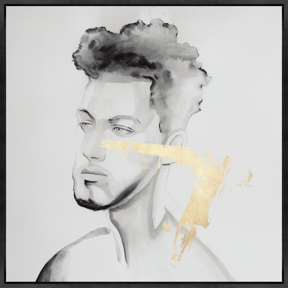 Leftbank Art - Ink Portrait I by D’Alessandro Léon 47 x 47