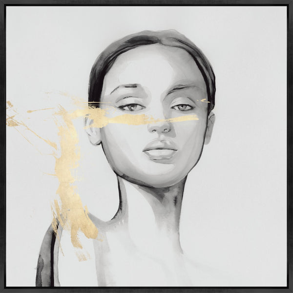 Leftbank Art - Ink Portrait III by D’Alessandro Léon 47 x 47