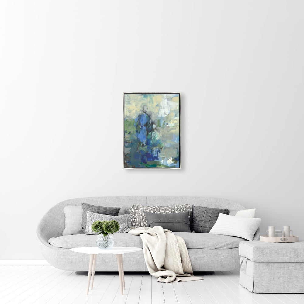 Leftbank Art - Blue in Green by Fern Cassidy 47 x 63