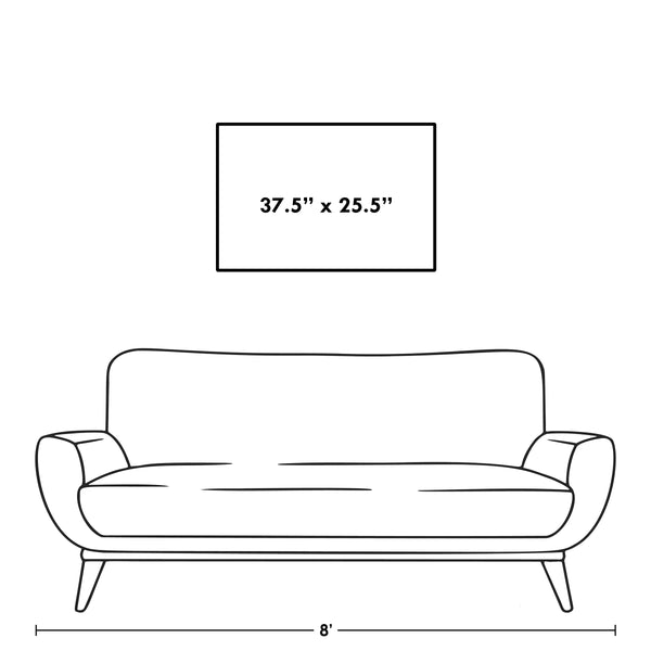 Leftbank Art - Snowy Spring by Giselle Kelly 81 x 54