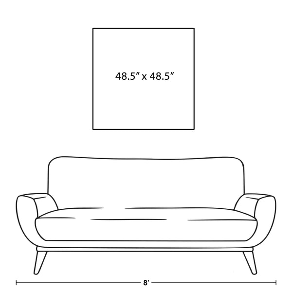 Leftbank Art - Sparkler in Red by Jean Kenna 47 x 47