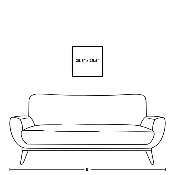 Leftbank Art - Sparkler in Red by Jean Kenna 24 x 24