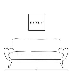 Leftbank Art - Sparkler in Blue by Jean Kenna 30 x 30