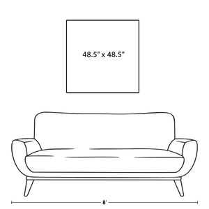 Leftbank Art - Sparkler in Blue by Jean Kenna 47 x 47