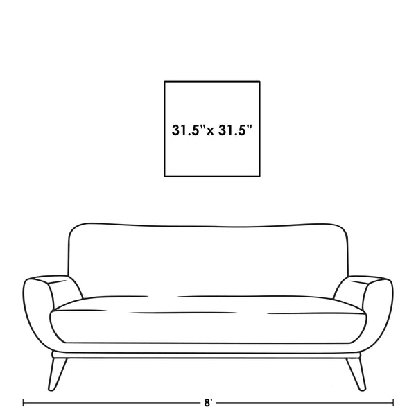 Leftbank Art - Sparkler in Green by Jean Kenna 30 x 30