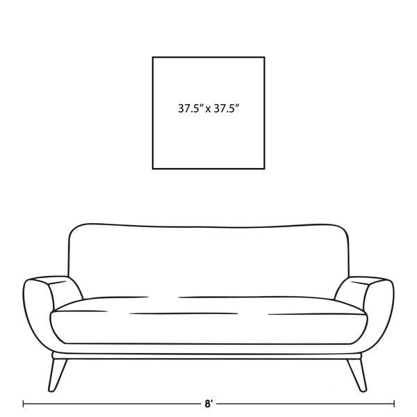 Leftbank Art - Sparkler in Green by Jean Kenna 36 x 36