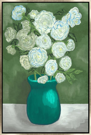 Leftbank Art - Emerald Vase with Roses 54 x 79