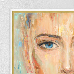 Leftbank Art - Captivating Eyes by Maelani Blue 54 x 54