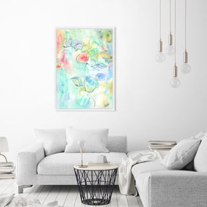 Leftbank Art - Abstract Leaves by Maelani Blue 40 x 56