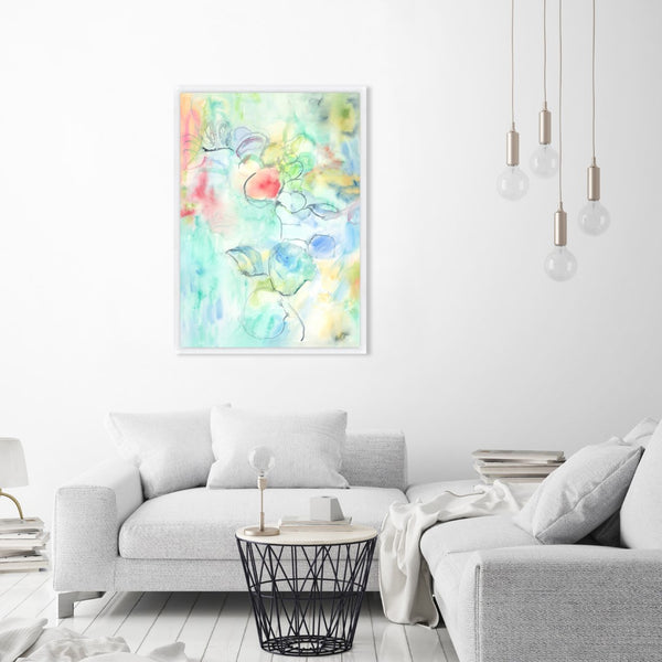 Leftbank Art - Abstract Leaves by Maelani Blue 40 x 56