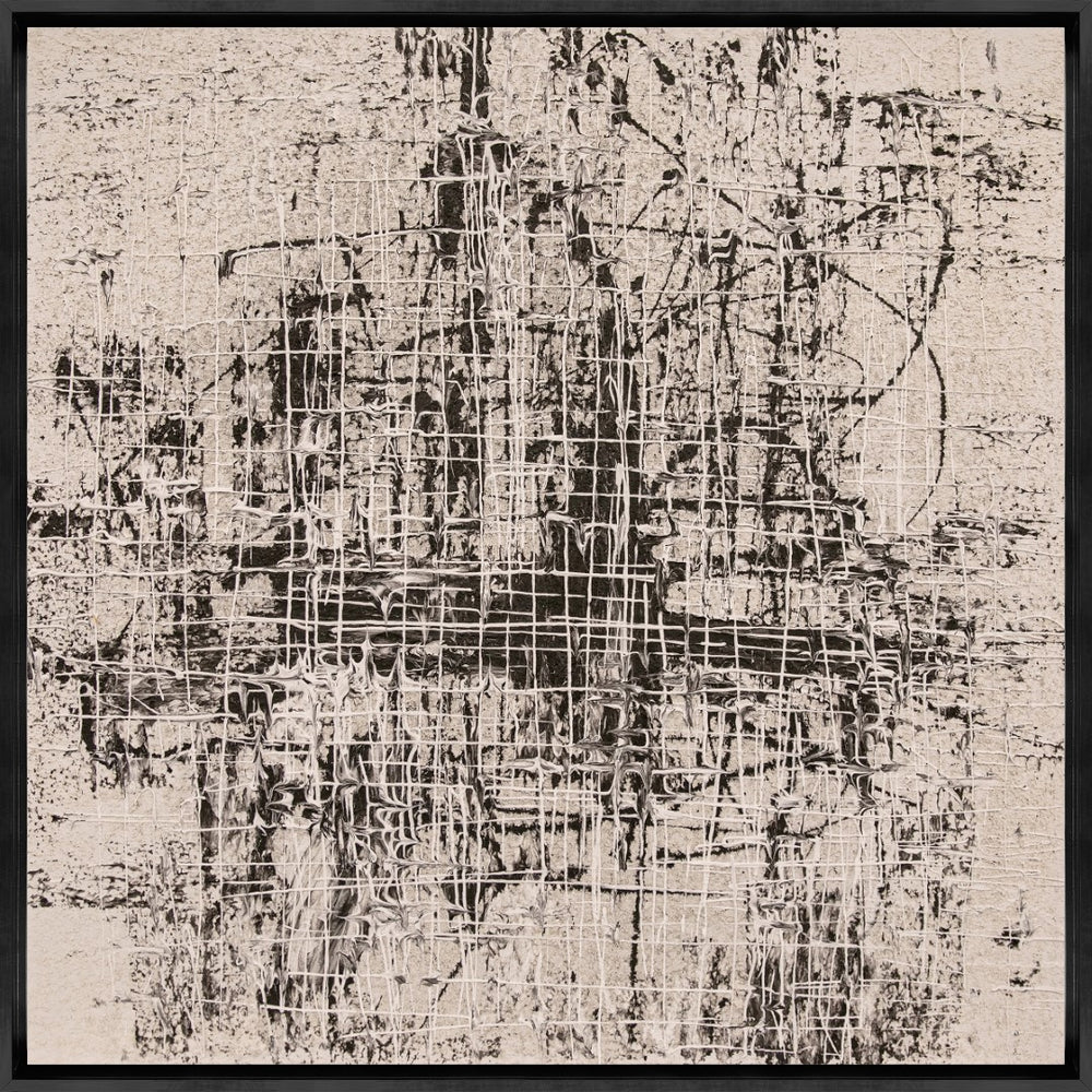 Leftbank Art - Monochrome Symphony by Maelani Blue 47 x 47