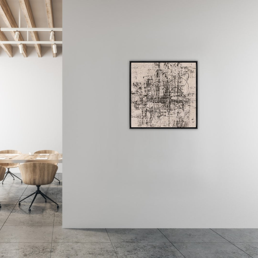 Leftbank Art - Monochrome Symphony by Maelani Blue 47 x 47