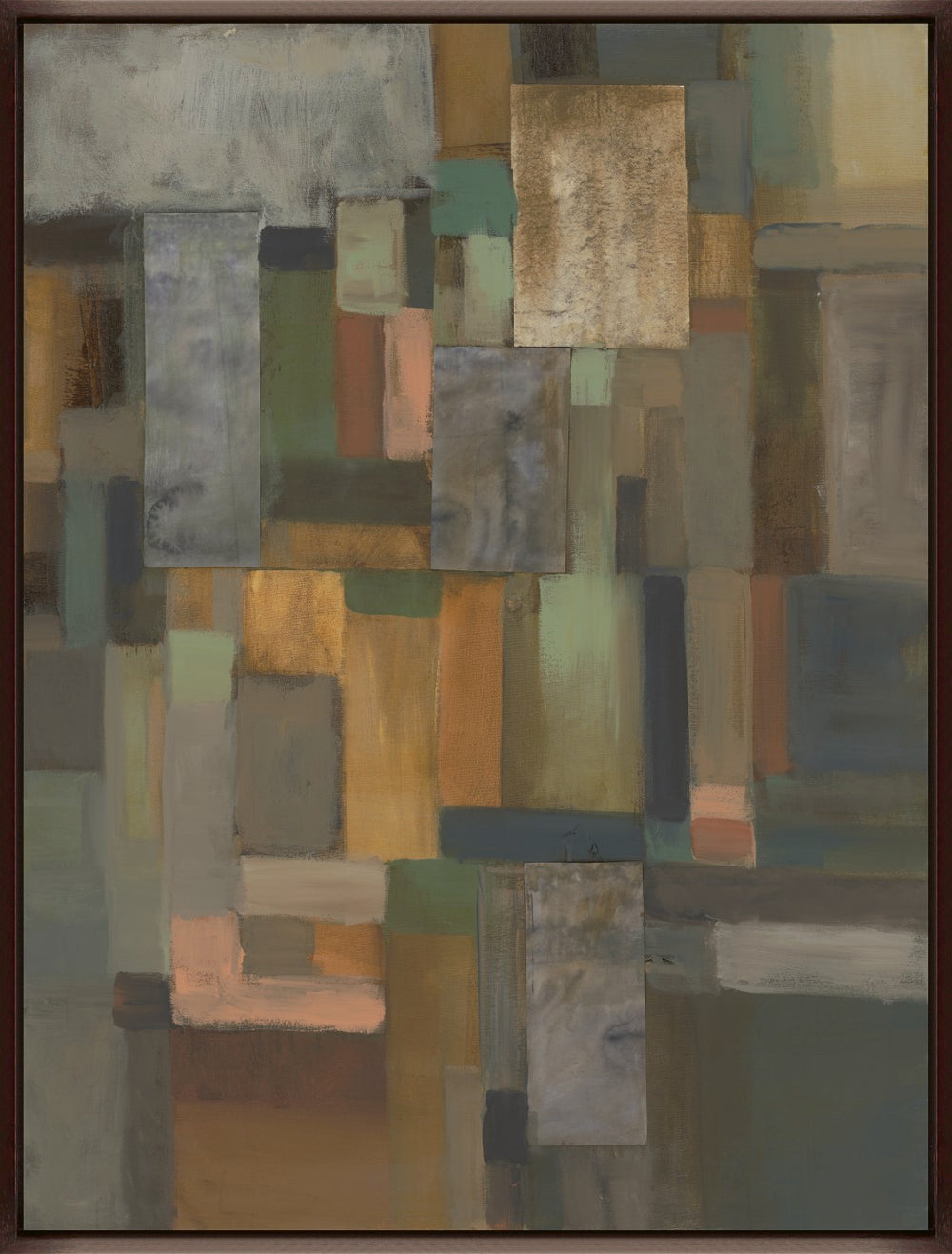 Leftbank Art - Symmetry in Earthtones I by Maelani Blue 54 x 72