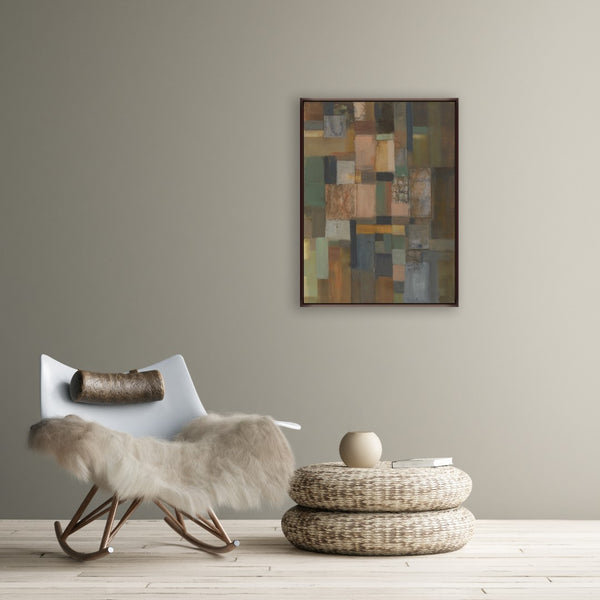 Leftbank Art - Symmetry in Earthtones II by Maelani Blue 54 x 72
