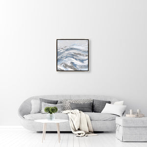 Leftbank Art - Silver Waves I by Maelani Blue 30 x 30