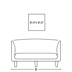 Leftbank Art - Silver Waves I by Maelani Blue 30 x 30