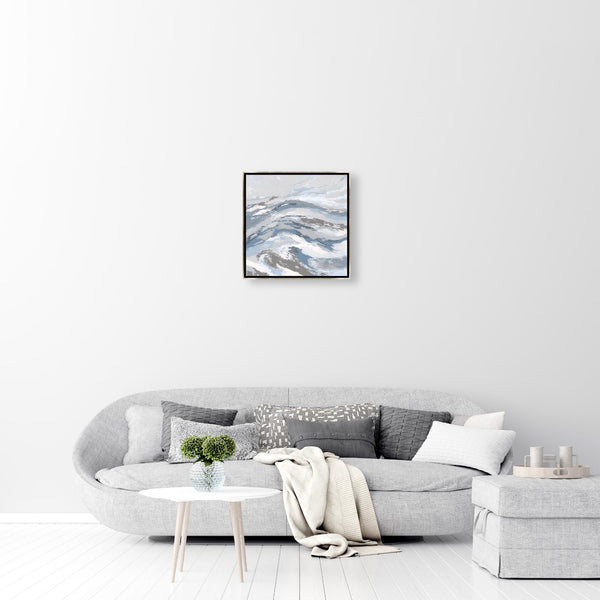 Leftbank Art - Silver Waves I by Maelani Blue 24 x 24