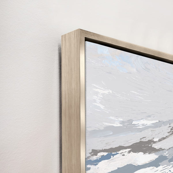 Leftbank Art - Silver Waves I by Maelani Blue 47 x 47