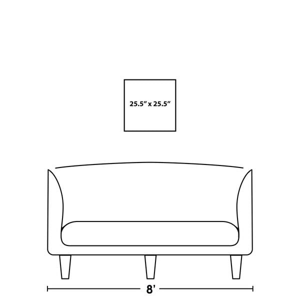 Leftbank Art - Silver Waves I by Maelani Blue 24 x 24