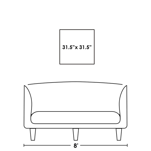 Leftbank Art - Silver Waves II by Maelani Blue 30 x 30