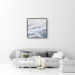 Leftbank Art - Silver Waves II by Maelani Blue 36 x 36