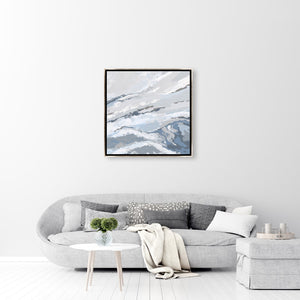 Leftbank Art - Silver Waves II by Maelani Blue 40 x 40