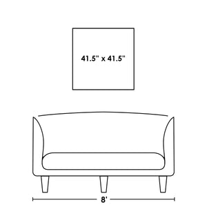 Leftbank Art - Silver Waves II by Maelani Blue 40 x 40