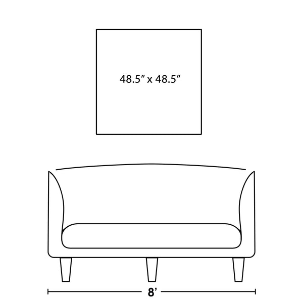 Leftbank Art - Silver Waves II by Maelani Blue 47 x 47