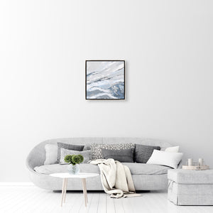 Leftbank Art - Silver Waves II by Maelani Blue 24 x 24