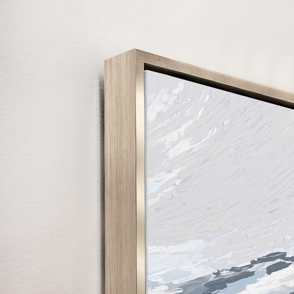 Leftbank Art - Silver Waves II by Maelani Blue 47 x 47