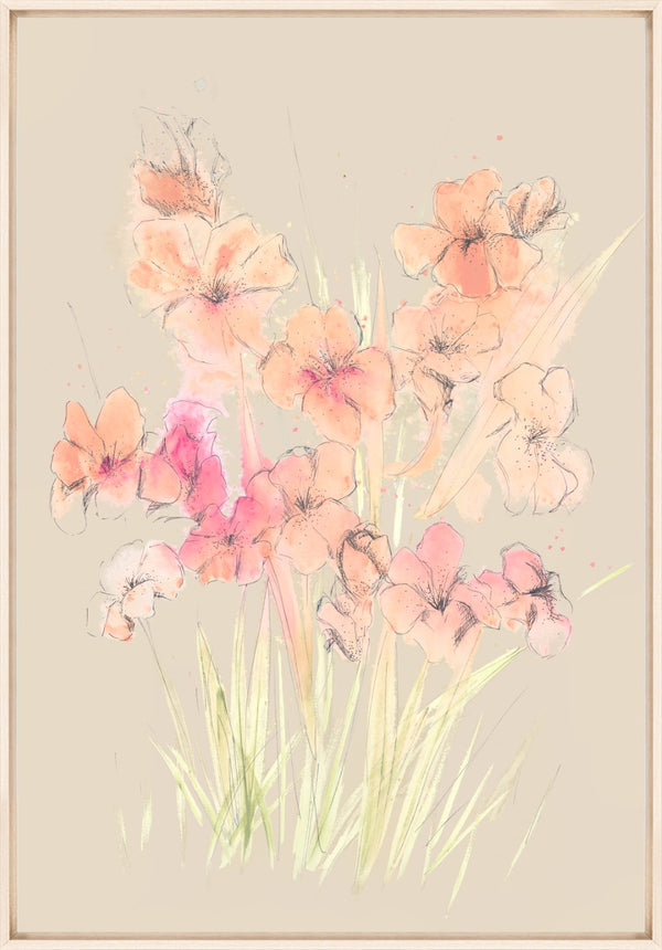 Leftbank Art - Gentle Floral by Makai Howell 54 x 79