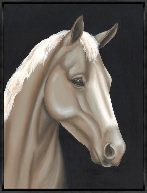 Leftbank Art - Golden Horse Head by Maelani Blue 54 x 72