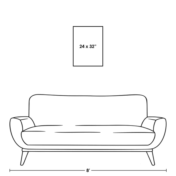 Leftbank Art - Golden Horse Head by Maelani Blue 54 x 72