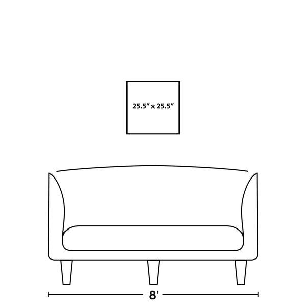 Leftbank Art - Mists of Cobalt II by Makai Howell 54 x 54