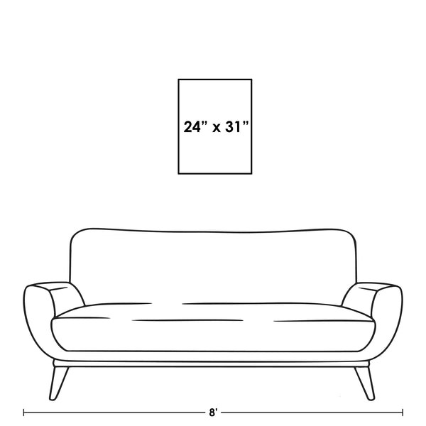 Leftbank Art - Blue Marsh Reflections II by Neil Patrick 54 x 70