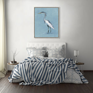 Leftbank Art - Sapphire Heron I by Nash Rambler 54 x 69