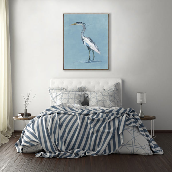 Leftbank Art - Sapphire Heron I by Nash Rambler 54 x 69