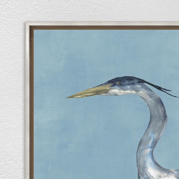 Leftbank Art - Sapphire Heron I by Nash Rambler 54 x 69