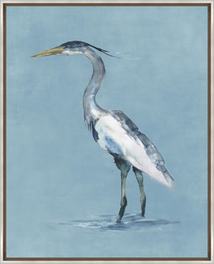 Leftbank Art - Sapphire Heron I by Nash Rambler 54 x 69