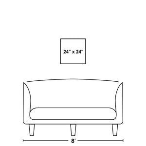 Leftbank Art - Soft and White by Ryan Brown 36 x 36