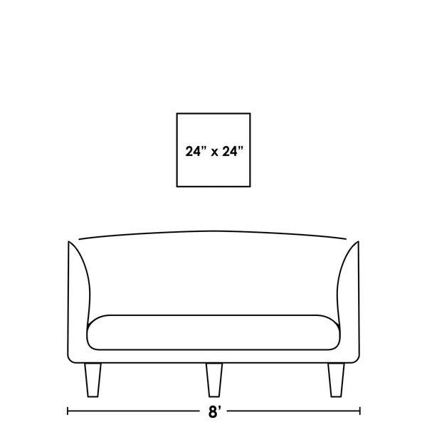 Leftbank Art - Soft and White by Ryan Brown 36 x 36