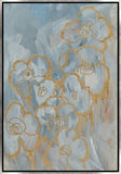 Leftbank Art - Golden Abstract Petals by Ryan Brown 54 x 79